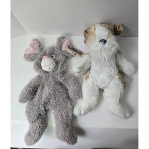 Nanco Animaland unstuffed NWT plush mouse Squeaky Scrappy dog